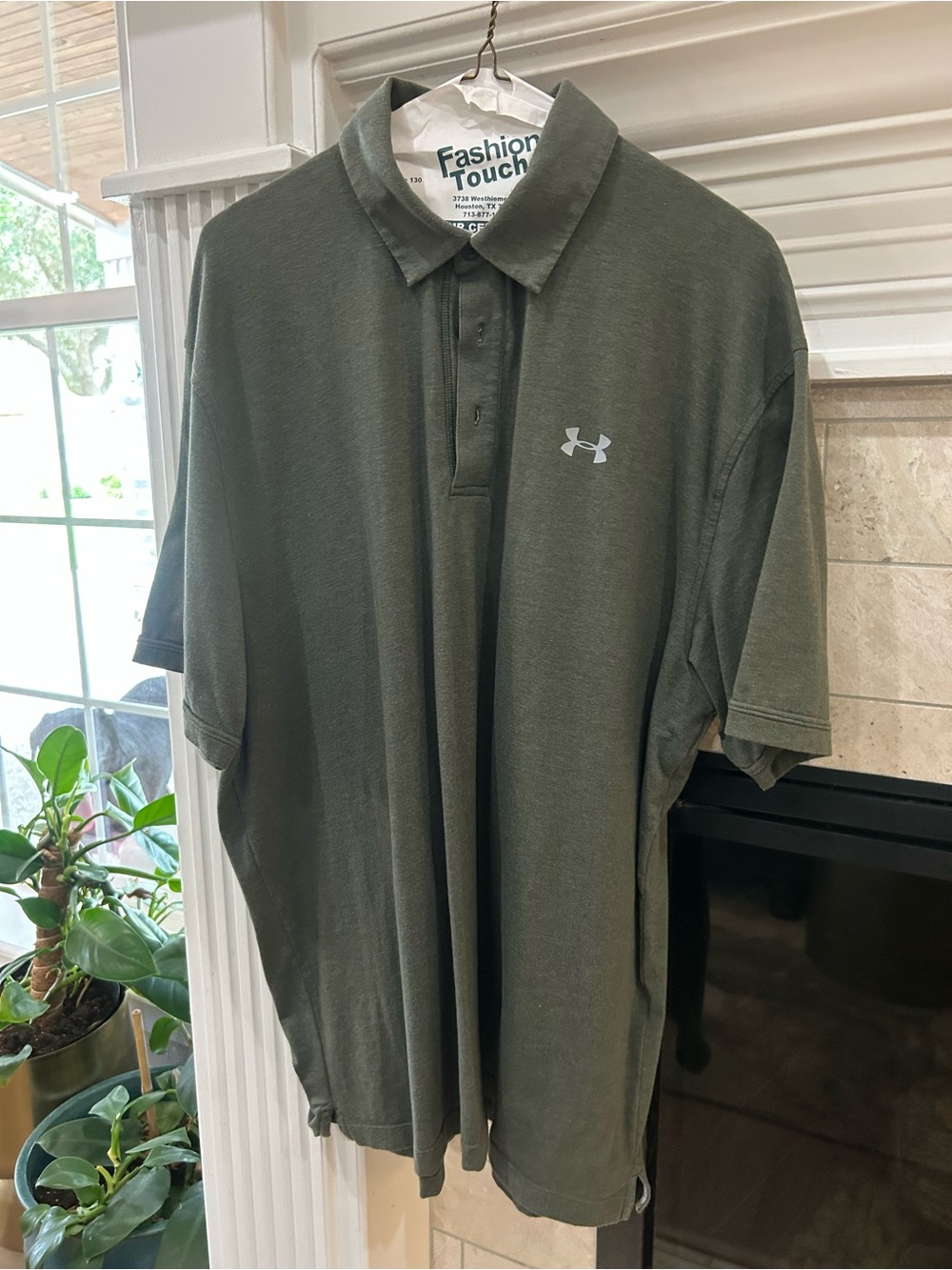 Under Armour Olive Green Men's Polo Shirt